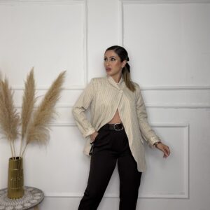 Pantalón correa vestir marrón