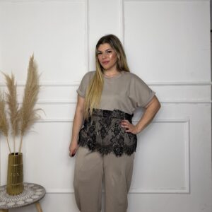 Pantalón cordón pinza