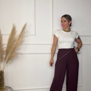 Pantalón pañuelo tachuela