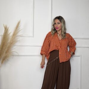 Pantalón encogido pañuelo