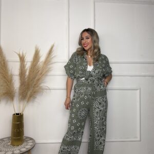 Conjunto Marie verde caqui