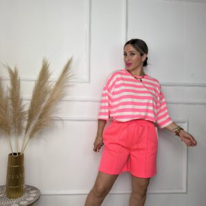 Camiseta flúor oversize