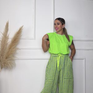 Camiseta fluorescente verde