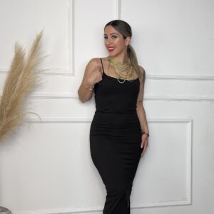 Vestido pegado licra