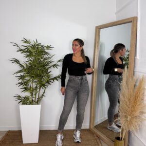 Pantalón vaquero faja Gris 2081 (inspirado en Levis)