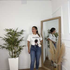 Camiseta blanca  SMILING