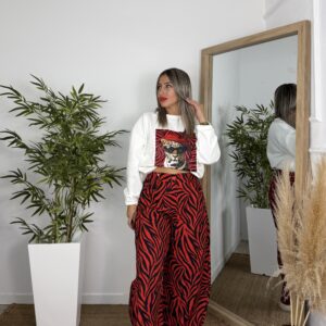 Sudadera PERLAS roja