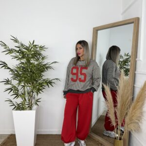 Camiseta LOS ÁNGELES 95 gris